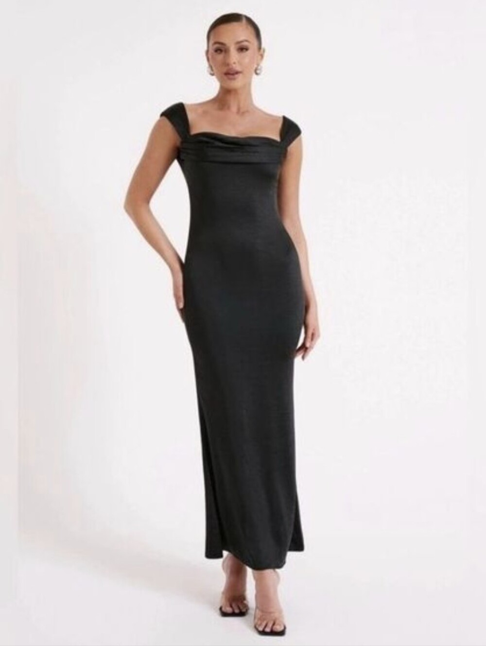 Meshki Lacey Backless Maxi Dress M NWT